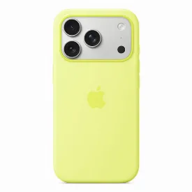 Чехол Apple iPhone 17 Pro Max Silicone Case (MGFM4), Neon Yellow, желтый неон